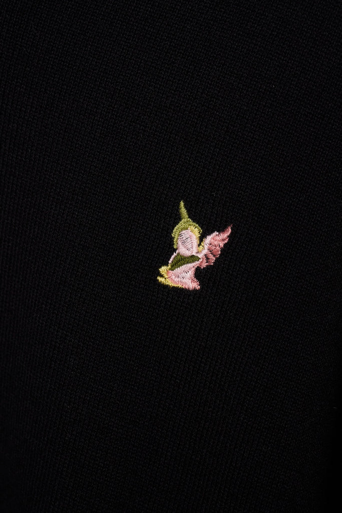 FLOWER ANGEL SWEATER - BLACK / M26H9KN001-MASU Official Online Store