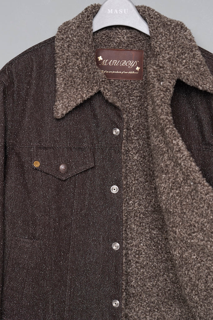 MB NEP BOA TRUCKER JACKET - BROWN / B26H9BL001-MASU Official Online Store