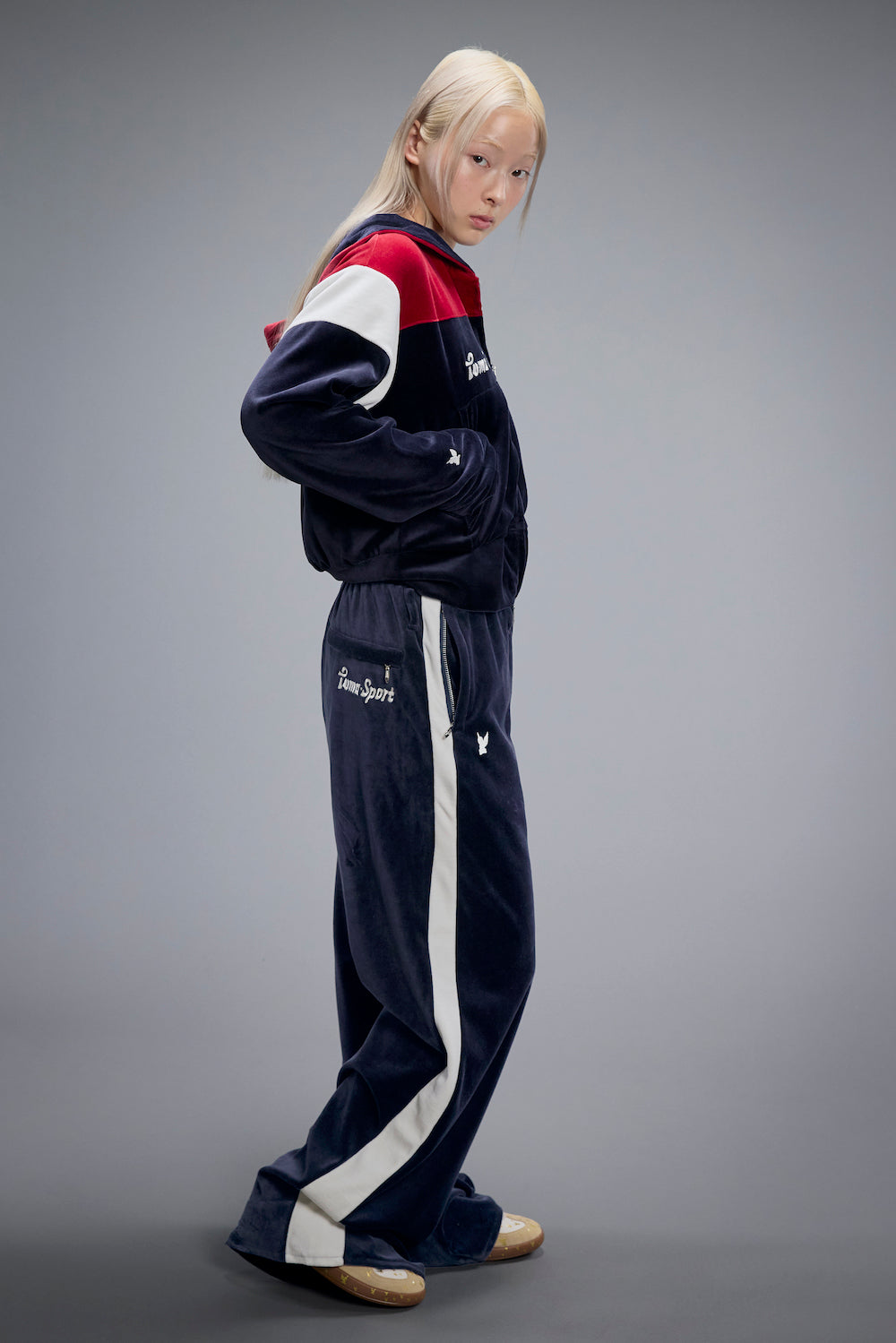 Puma × Masu T7 Short Track Hoodie - Dark Navy - MASU– MASU