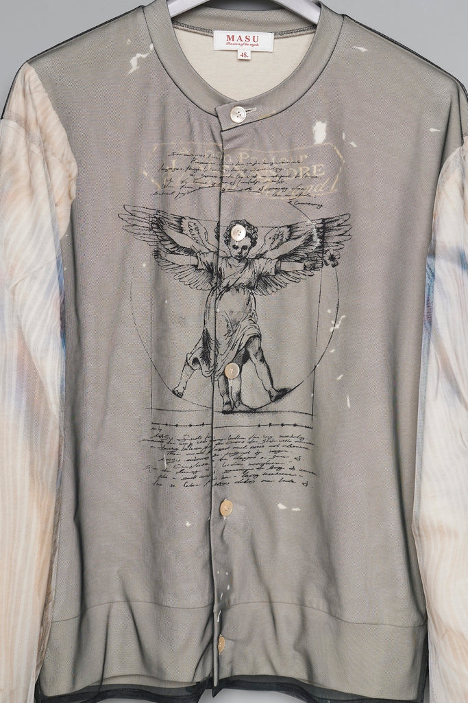ANGEL DIAGRAM LAYERED CARDIGAN - IVORY / M26H9CS005-MASU Official Online Store