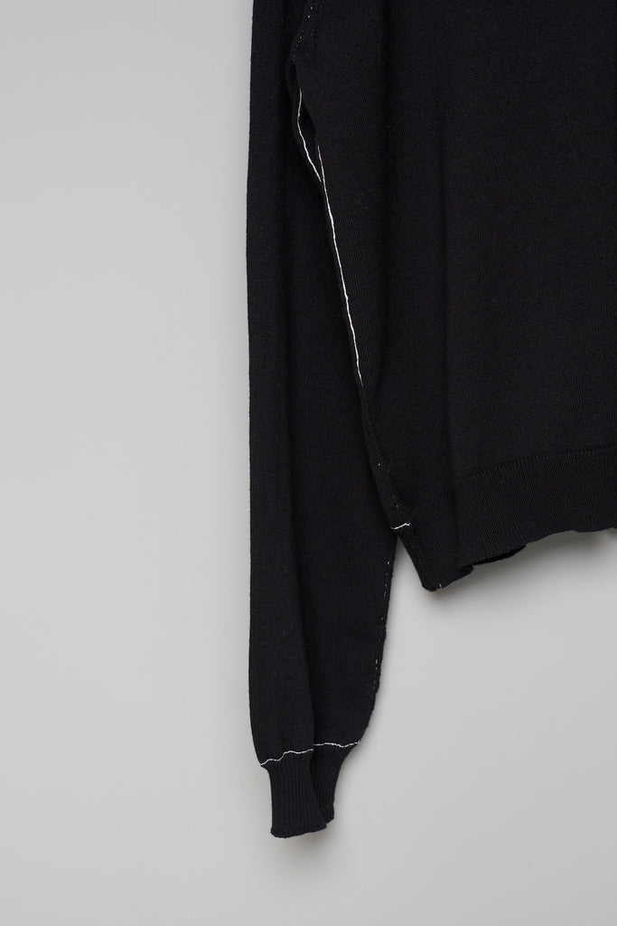 FLOWER ANGEL SWEATER - BLACK / M26H9KN001-MASU Official Online Store