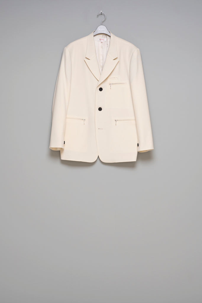 ORIGIN TAILORED JACKET - WHITE / M25F9JK002-MASU Official Online Store