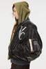 VC VELVET PUFFER BOMBER JACKET - DUSTY BLACK / M26H9BL004-MASU Official Online Store