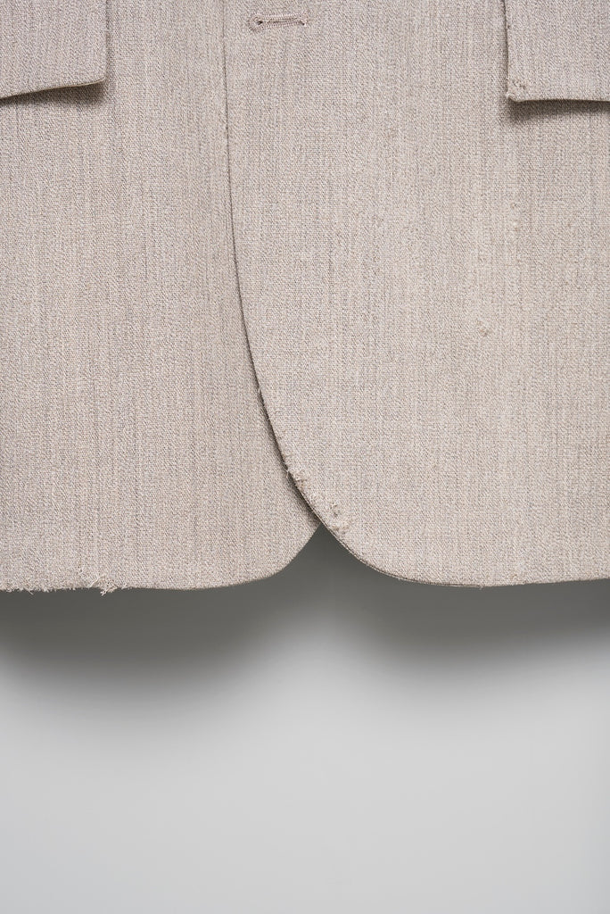 AGED CANVAS TAILORED JACKET - WHITE BIRCH / M26U6JK002-MASU Official Online Store