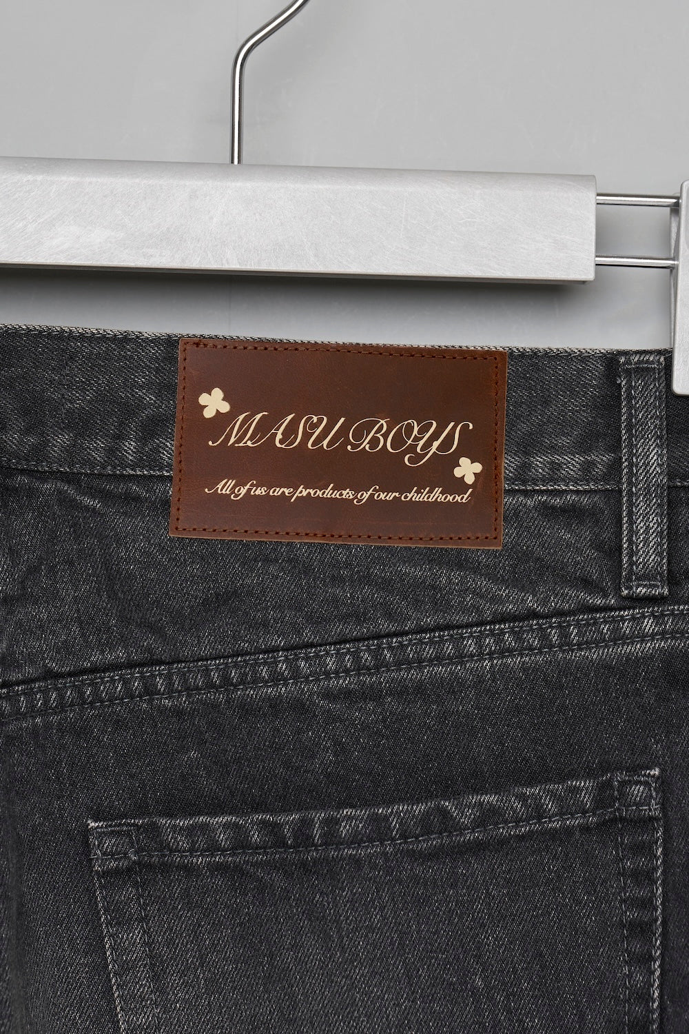 Mb Wide Jeans - Black - MASUBOYS– MASU Official Online Store