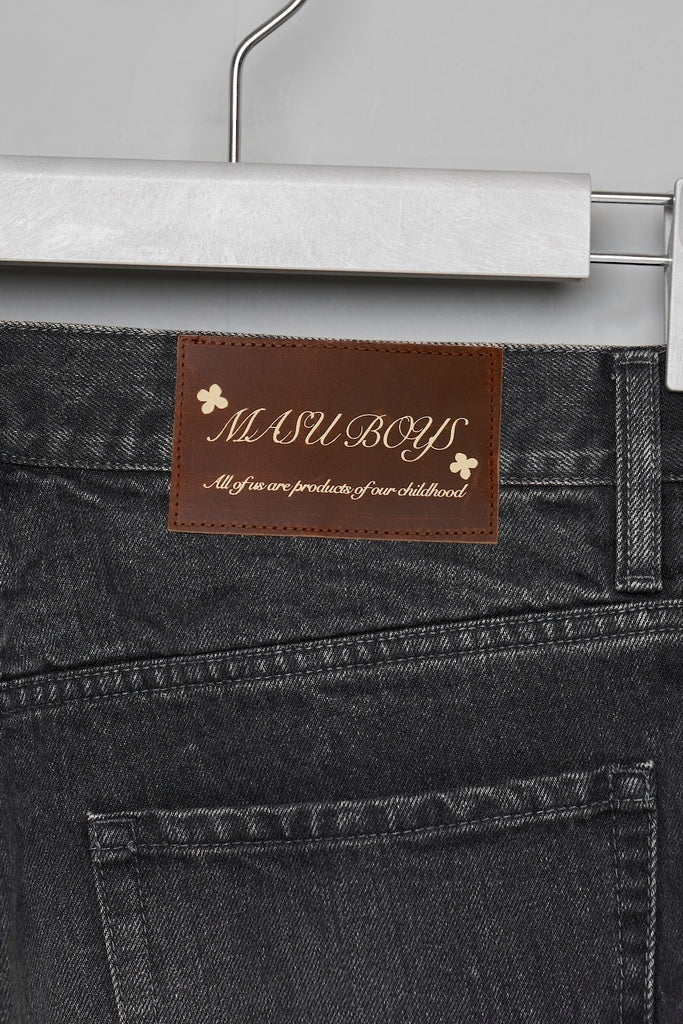 MB WIDE JEANS - BLACK / B26H9PL001-MASU Official Online Store