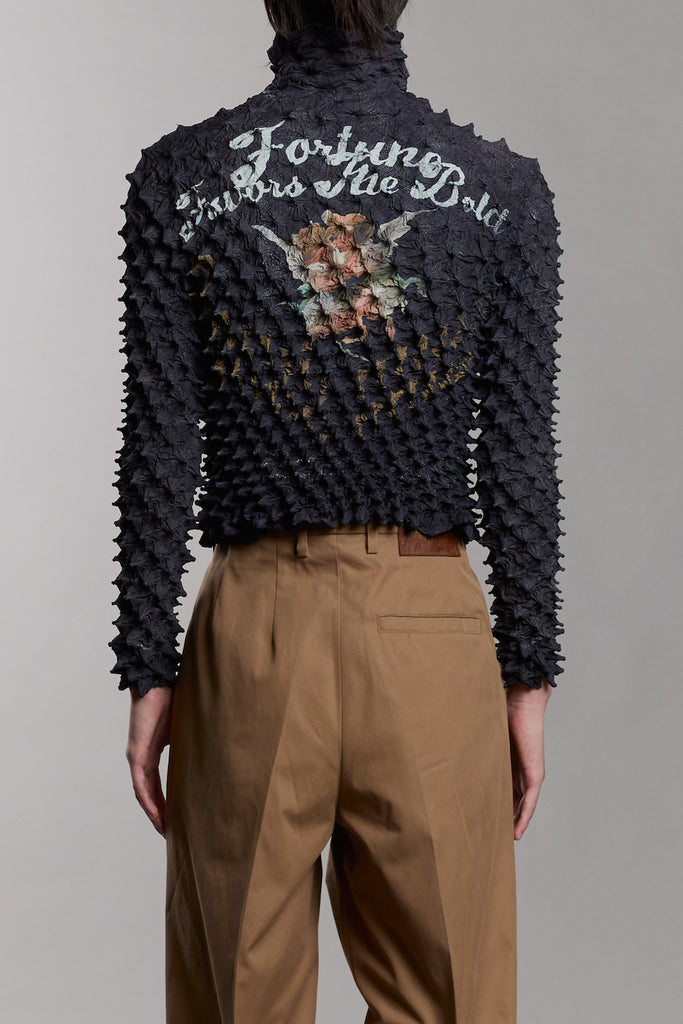 SPIKY PEGASUS BOMBER JACKET - BLACK / M25F9BL010-MASU Official Online Store