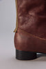 18 HOLE BACK ZIP BOOTS - BROWN / M26H9OJ013-MASU Official Online Store