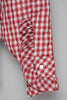 PRINCE PUFFER PLAID SHIRT - RED / M26H9SL004-MASU Official Online Store