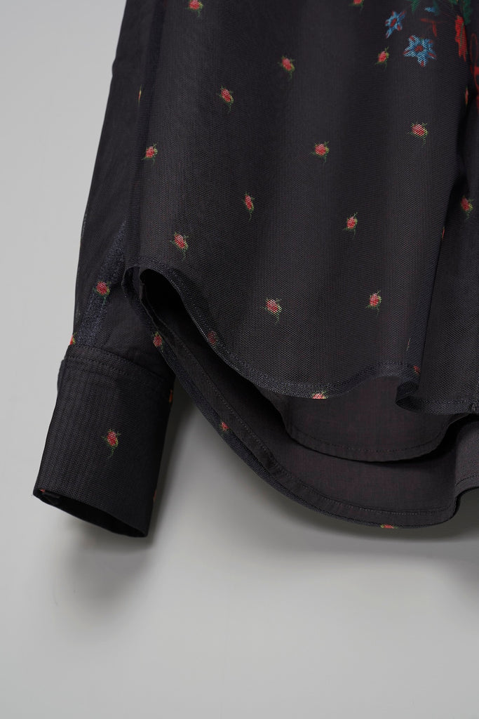 ROCOCO LAYERED WESTERN SHIRT - BLACK / M26H9SL003-MASU Official Online Store
