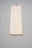 TUCKED WIDE TROUSERS - WHITE / M25F9PL007-MASU Official Online Store