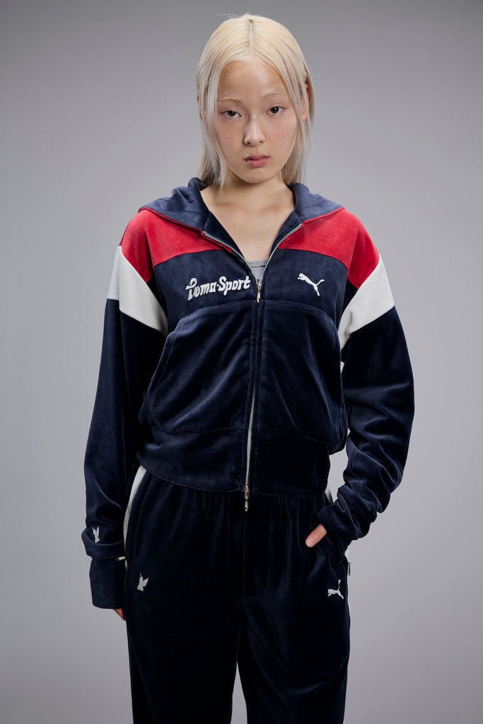 PUMA × MASU T7 SHORT TRACK HOODIE - DARK NAVY / 636086-MASU Official Online Store