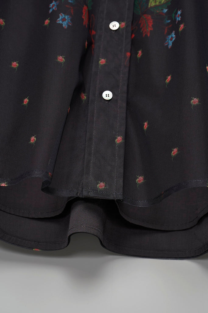 ROCOCO LAYERED WESTERN SHIRT - BLACK / M26H9SL003-MASU Official Online Store