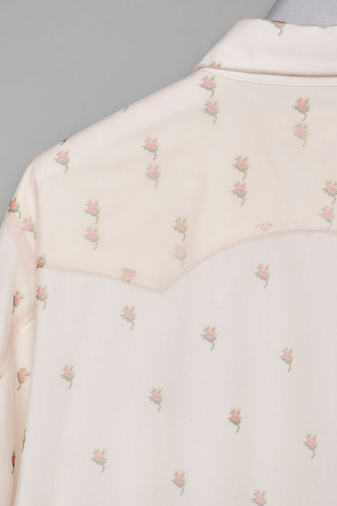 ROCOCO LAYERED WESTERN SHIRT - IVORY / M26H9SL003-MASU Official Online Store