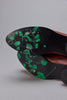 SILK SATIN SLIP-ON SHOES - BLACK / M26H9OJ012-MASU Official Online Store