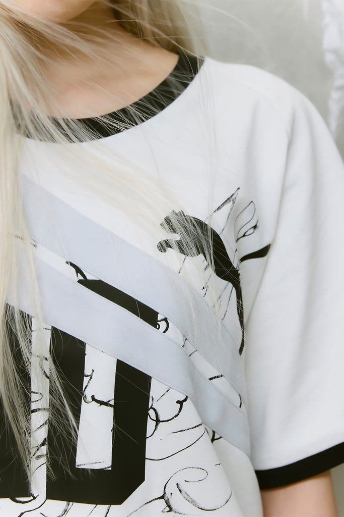 T7 "HOPE EVER" T-SHIRTS - WARM WHITE / 683360-MASU Official Online Store