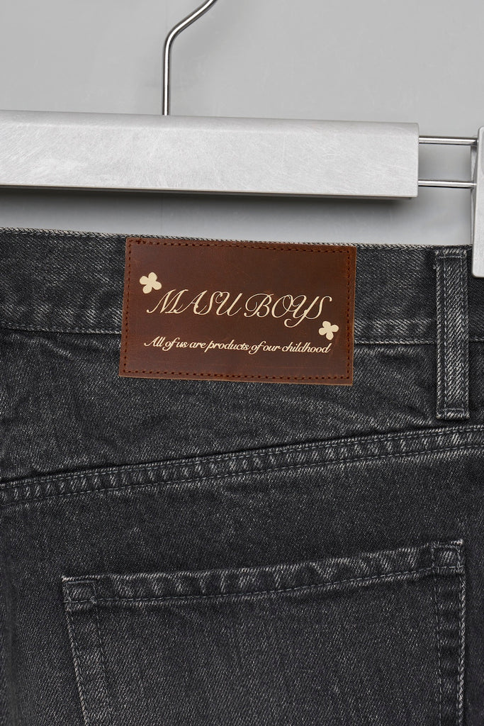 MB DIAMOND WIDE JEANS - BLACK / B26H9PL002-MASU Official Online Store