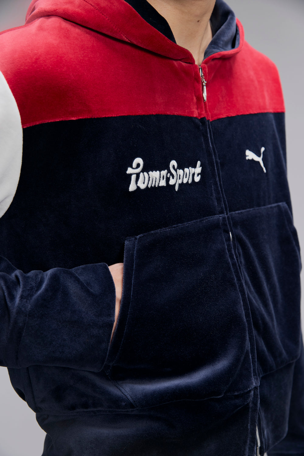 Puma × Masu T7 Short Track Hoodie - Dark Navy - MASU– MASU