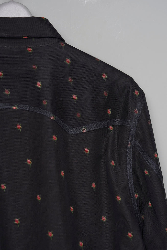 ROCOCO LAYERED WESTERN SHIRT - BLACK / M26H9SL003-MASU Official Online Store