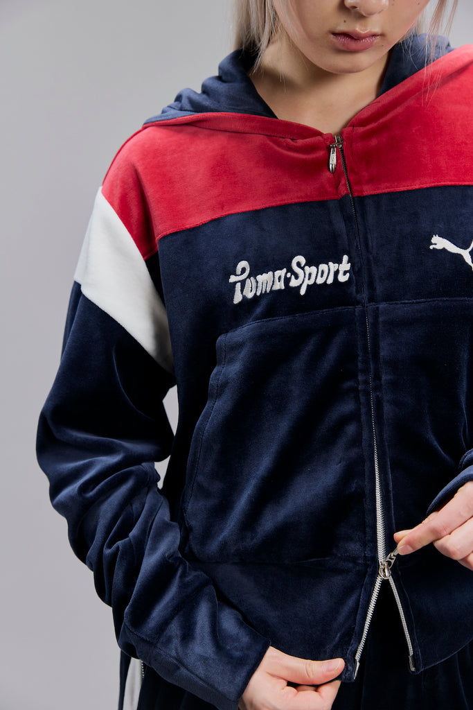 PUMA × MASU T7 SHORT TRACK HOODIE - DARK NAVY / 636086-MASU Official Online Store