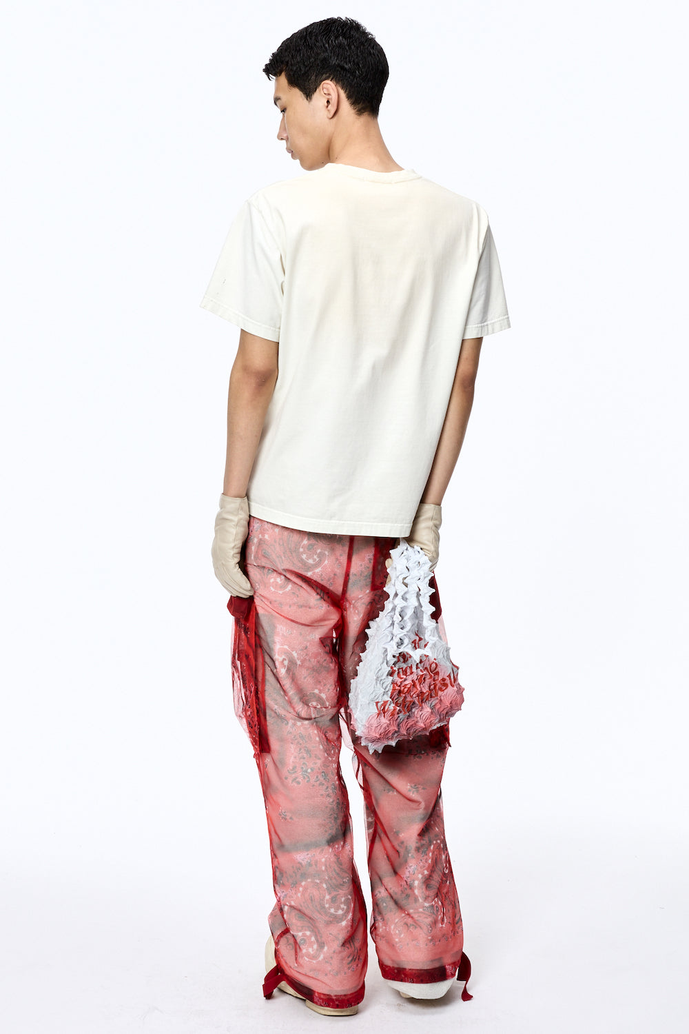 Spiky Newton Bag - White - MASU– MASU Official Online Store