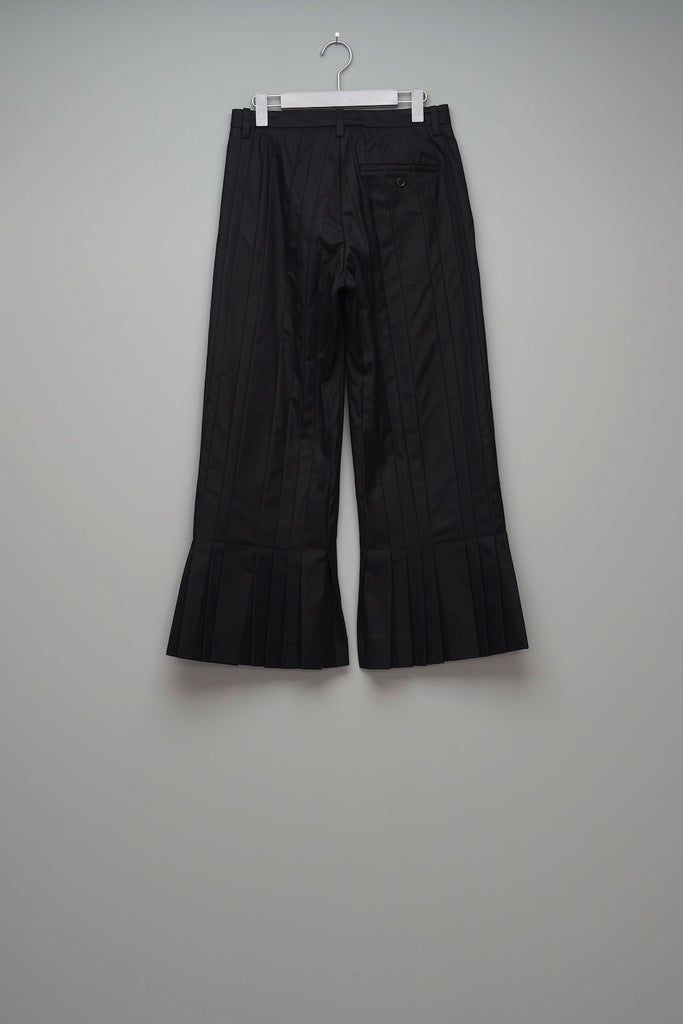 BACK PLEATED TROUSERS - BLACK / M25K6PT006-MASU Official Online Store