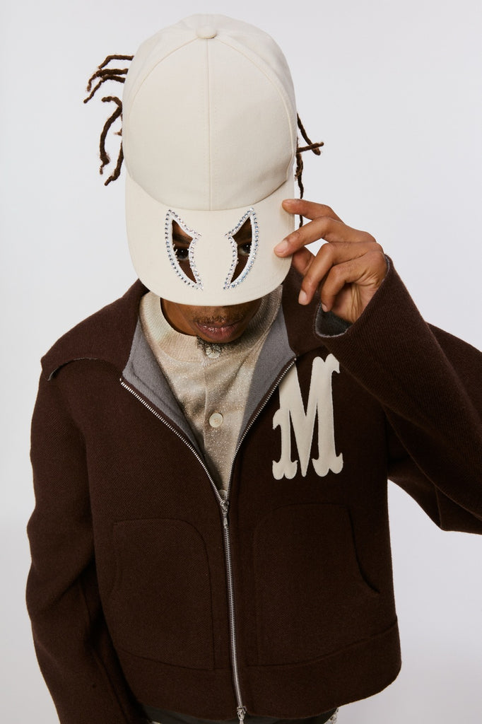 BAT COLLAR ZIP-UP JACKET - BROWN / MPFW-BL0124-MASU Official Online Store