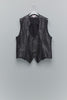 BAT LEATHER VEST - BLACK / MPFW-VT0224-MASU Official Online Store