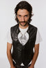 BAT LEATHER VEST - BLACK / MPFW-VT0224-MASU Official Online Store