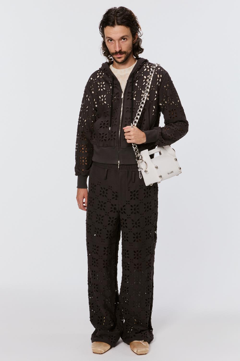 Flower Hole Sweat Pants - Black - MASU– MASU Official Online Store