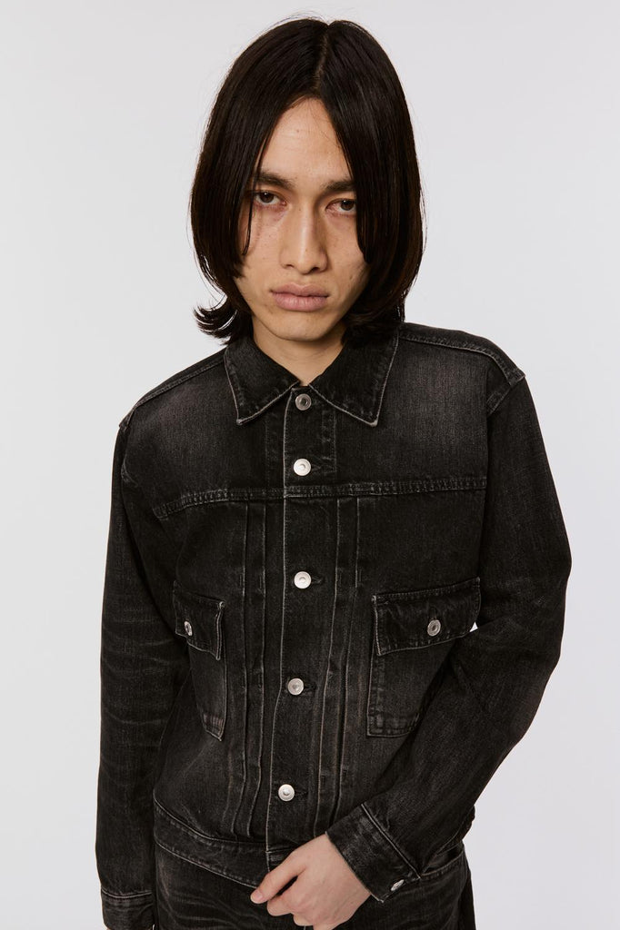 MASU BOYS DENIM JACKET - BLACK / MBFW-BLB124-MASU Official Online Store