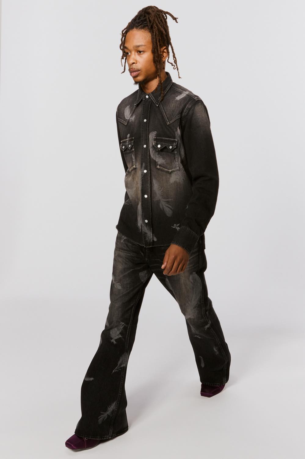 Masu Boys Feather Western Shirt - Black - MASUBOYS– MASU Official 