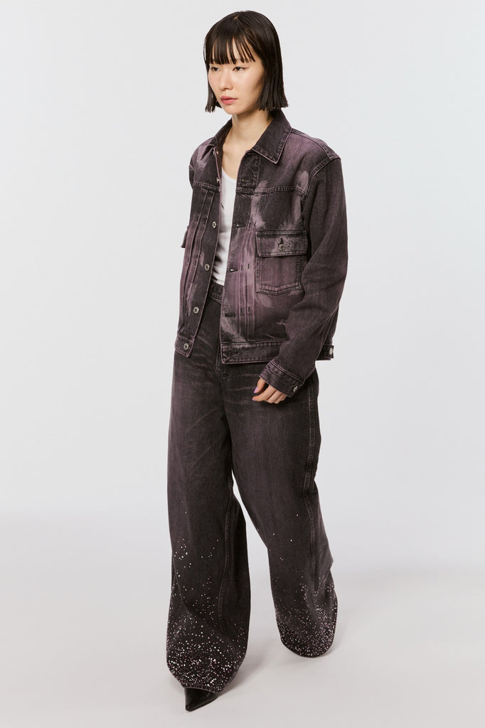 MASU BOYS STARDUST BAGGY JEANS - BLACK PINK / MBFW-PTB224C-MASU Official Online Store