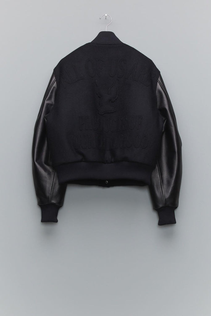 MASU VARSITY JACKET - BLACK / MPFW-BL0224-MASU Official Online Store