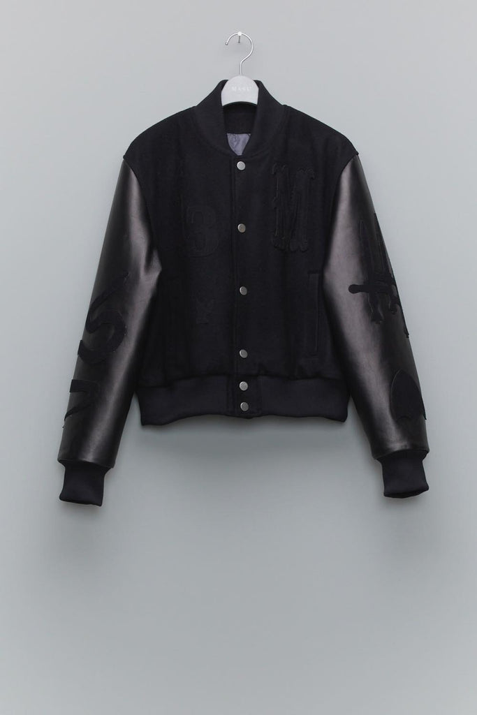 MASU VARSITY JACKET - BLACK / MPFW-BL0224-MASU Official Online Store