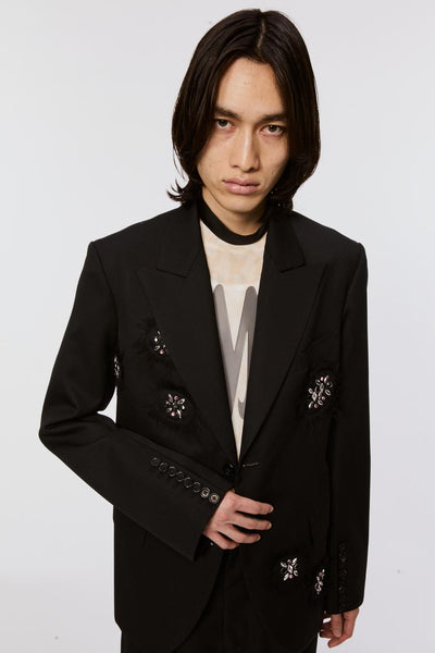 STUDS TAILORED JACKET - BLACK / MPFW-JK0224-MASU Official Online Store