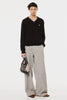 CORDUROY WIDE TROUSERS - HEATHER GRAY / M26H9PL009-MASU Official Online Store