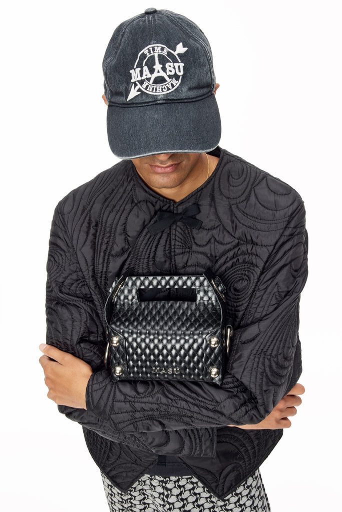 LEATHER CAKE BAG - BLACK / M25F9OJ008-MASU Official Online Store