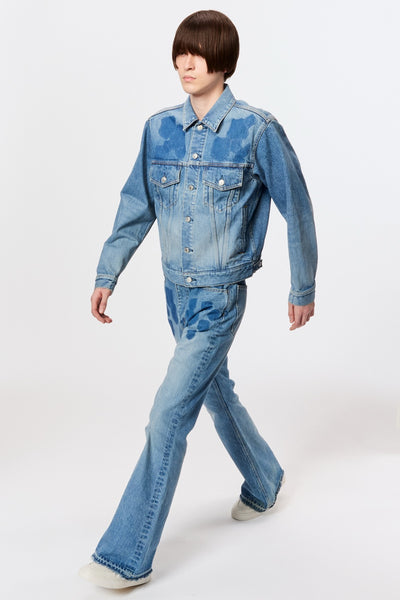 MISBHV デストロイ加工 デニムジャケット スタッズ SONIC YOU M スタッズ使いデニムジャケット (11016) | ニトリネット【公式