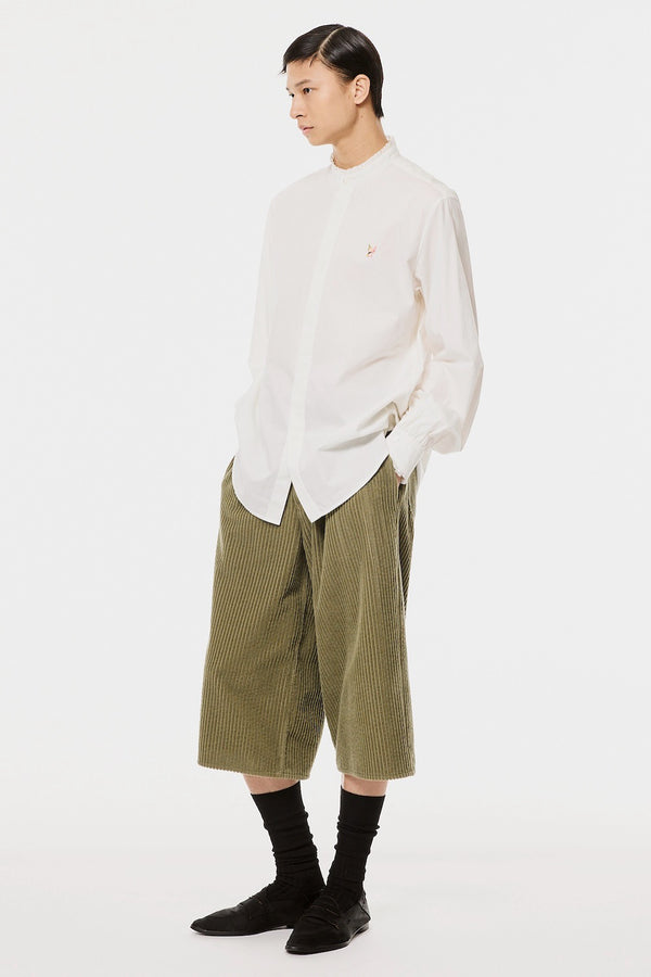 CORDUROY WIDE TROUSERS - MOSS GREEN / M26H9PS001-MASU Official Online Store