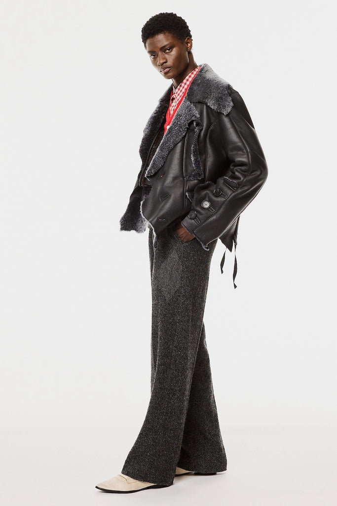 NATIVE PRINCE MOUTON JACKET - BLACK / M26H9BL007-MASU Official Online Store