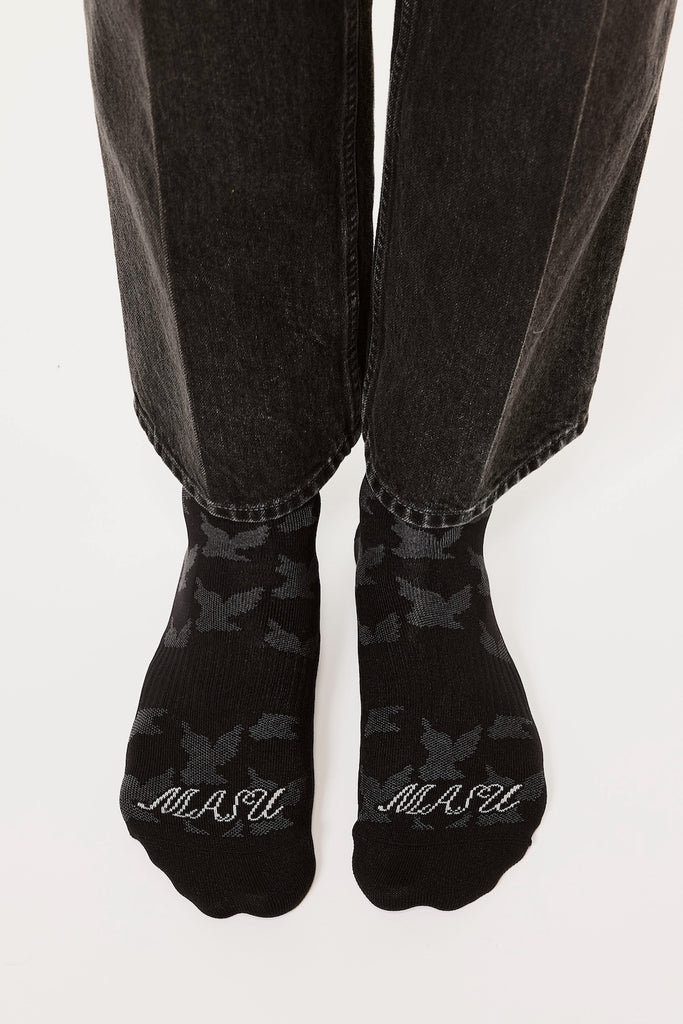 PUMA X MASU FLYING ANGELS SOCKS - PUMA BLACK / 95235901-MASU Official Online Store