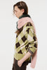 RABBIT FUR SCARF - GREEN X PINK / M26H9OJ004-MASU Official Online Store