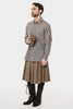 RANDOM PLEATED SHORTS - OLIVE GRAY / M26H9PS002-MASU Official Online Store