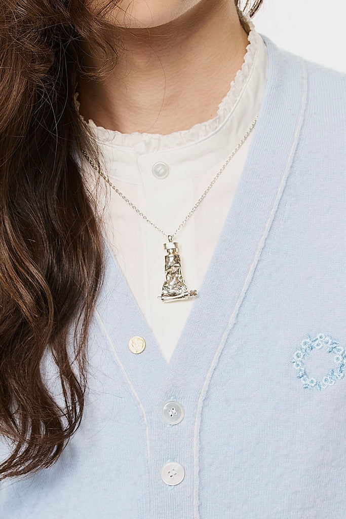 TUBE NECKLACE - SILVER / M26H9OJ006-MASU Official Online Store