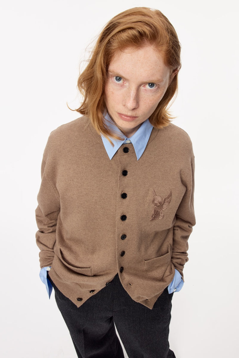 10 Buttons Cardigan - Beige - MASU– MASU Official Online Store