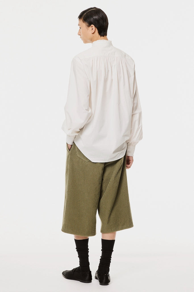CORDUROY WIDE TROUSERS - MOSS GREEN / M26H9PS001-MASU Official Online Store