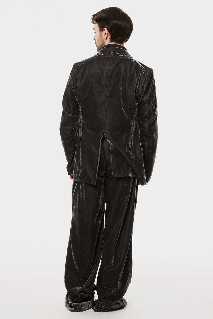 FARMER'S VELVET TAILORED JACKET - DUSTY BLACK / M26H9JK002-MASU Official Online Store