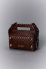 LEATHER CAKE BAG - BROWN / M25F9OJ008-MASU Official Online Store