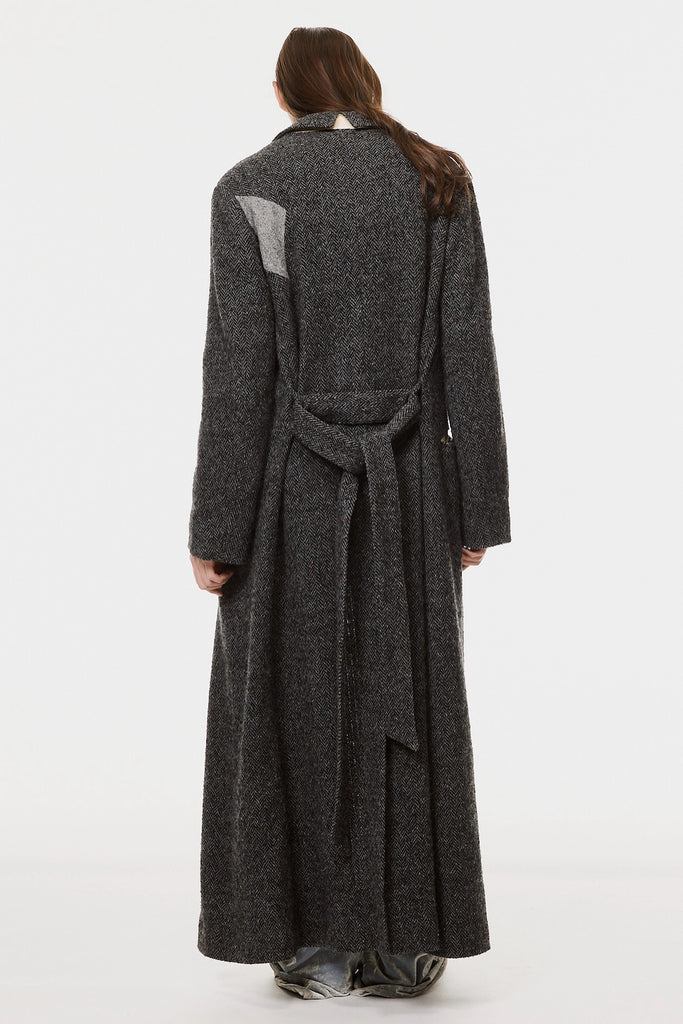 LUCKY CLOVER CHESTERFIELD COAT - BLACK / M26H9CT002-MASU Official Online Store